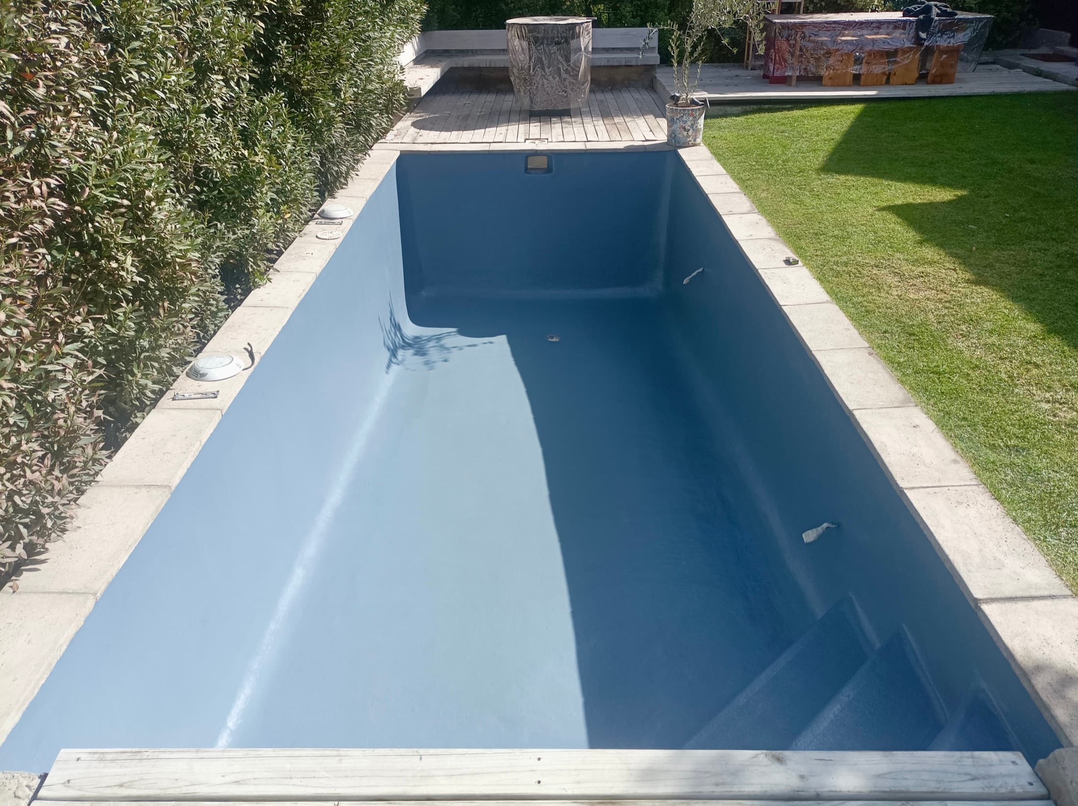 Piscina familiar renovada en Lo Barnechea